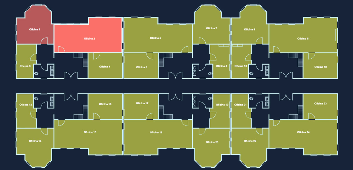 Captura: Mapa Visual de Edificio